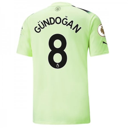 Virallinen pelipaita Manchester City Gundogan 8 Kolmas 2022-23 Lyhythihainen - Miesten